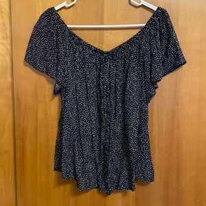 Express off the shoulder